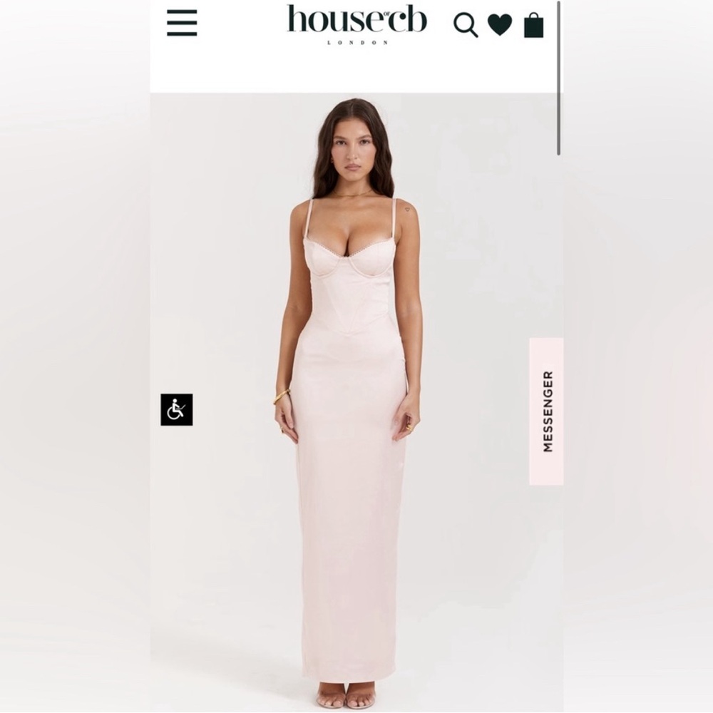 House of CB Pink Stefania Dress